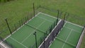 Padle tennis court outside in Sweden