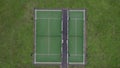 Padle tennis court outside in Sweden