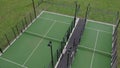 Padle tennis court outside in Sweden