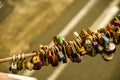 Padlock of the Brooklyn Bridge