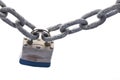 Padlock and chain Royalty Free Stock Photo