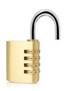 Padlock with cipher