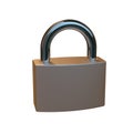 Padlock closed