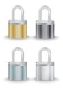 Padlock collection Royalty Free Stock Photo