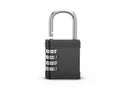 Padlock combination lock Royalty Free Stock Photo