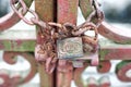 Padlock on Gate