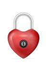 Padlock heart