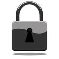 Padlock icon Royalty Free Stock Photo