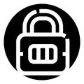Padlock icon concept for security and privacy protection Royalty Free Stock Photo