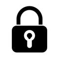 padlock icon is a simple graphic representation of a lock, Royalty Free Stock Photo