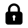padlock icon is a simple graphic representation of a lock, Royalty Free Stock Photo