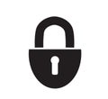 Padlock icon symbol vector Royalty Free Stock Photo