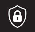 Padlock icon symbol vector Royalty Free Stock Photo
