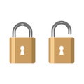padlock icon symbol vector illustration Royalty Free Stock Photo