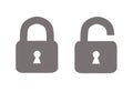 padlock icon symbol vector Royalty Free Stock Photo
