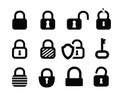 Padlock icon Royalty Free Stock Photo