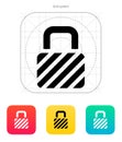 Padlock icon. Royalty Free Stock Photo