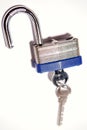 Padlock and keys Royalty Free Stock Photo