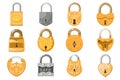 Padlock lock for safety and security protection with locked secure mechanism to interlock or lockout locking system