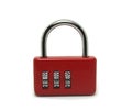 Padlock luggage lock code Royalty Free Stock Photo