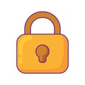 padlock secuirty icon Royalty Free Stock Photo
