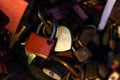 Padlocks on the bridge. Cologne, Germany.