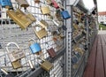 Padlocks of love Royalty Free Stock Photo