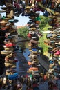 Padlocks-love symbols (Prague)