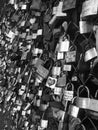 Padlocks outside Shoreditch Station, London