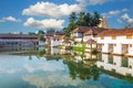 Padmanabhapuram Palace in front of Sri Padmanabhaswamy temple in Trivandrum Kerala India