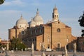 Padova, Italy - August 24, 2017: The Basilica of Santa Giustina is located in the center of the Prato della Valle square. Royalty Free Stock Photo