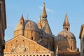 Padova, Italy - August 24, 2017: edifice of Pontifical Basilica of Saint Anthony of Padua. Royalty Free Stock Photo