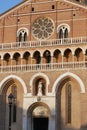 Padova, Italy - August 24, 2017: edifice of Pontifical Basilica of Saint Anthony of Padua. Royalty Free Stock Photo