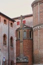 Padova, Italy - August 24, 2017: edifice of Pontifical Basilica of Saint Anthony of Padua. Royalty Free Stock Photo