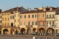 Padova, Italy - August 24, 2017: Plaza de Prato della Valle in Padua. Royalty Free Stock Photo