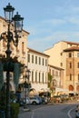 Padova, Italy - August 24, 2017: Plaza de Prato della Valle in Padua. Royalty Free Stock Photo