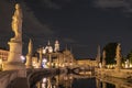 Padova square at night Royalty Free Stock Photo