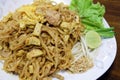 Padthai - Traditional Thai Food in the dish