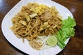 Padthai - Traditional Thai Food in the dish