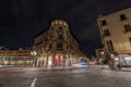 PADUA, ITALY - Apr 01, 2018: Light trails Royalty Free Stock Photo