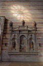 Church of Saints Philip and James interior in Padua Italy