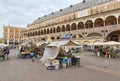 Piazza delle Erbe morning in Padua Italy