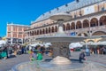 Padua, Italy, August 30, 2021: Piazza delle Erbe square in the I Royalty Free Stock Photo