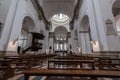 Padua, Italy. St Giustina basilica interior.