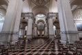 Padua, Italy. St Giustina basilica interior.