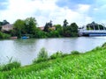 Padua`s `Bacchiglione` river Italy