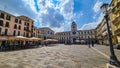 Padua - View on the astronomical clock tower on Piazza dei Signori in Padua, Veneto, Italy