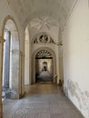 Certosa di Padula - Corridoio porticato Royalty Free Stock Photo