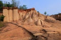 Pae Muang Pee Park,mountain sand and rock in Phrae,Thailand