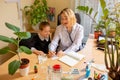 Paediatrician doctor examining a child in comfortabe medical office